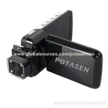 Top quality 1,080P HD in-car DVR recorder, night vision system with fire prevention